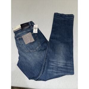 Russell Denim DL1961 Medium Wash Whiskering Jeans 34x34 Brand New NWT